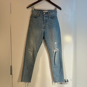 Levi’s Distressed Blue Jeans